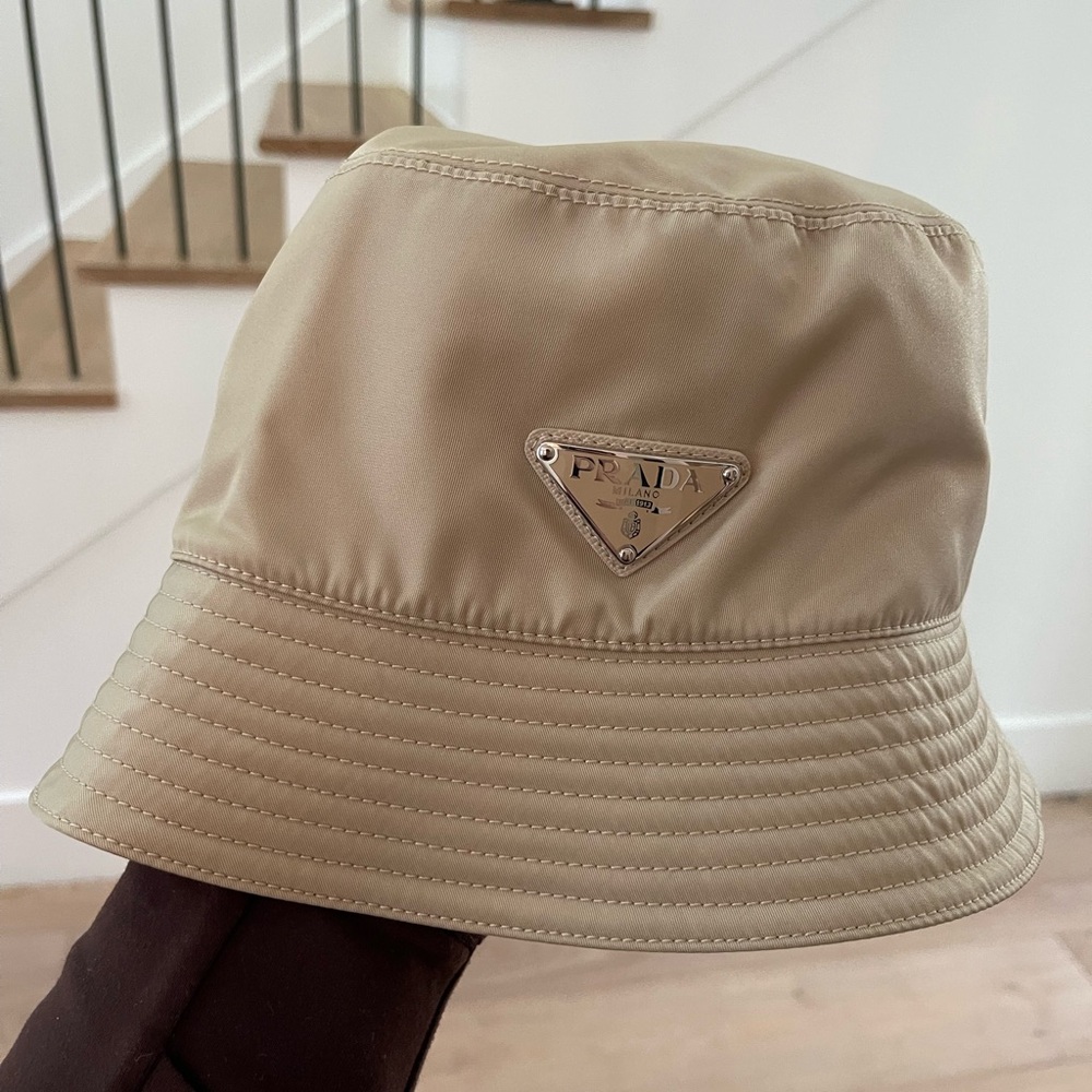 Prada Tan Bucket Hat